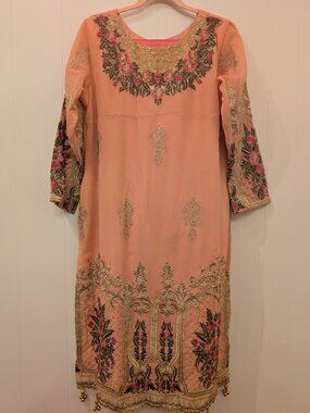 Pretty Pink Indian Salwar Suit Size Large
